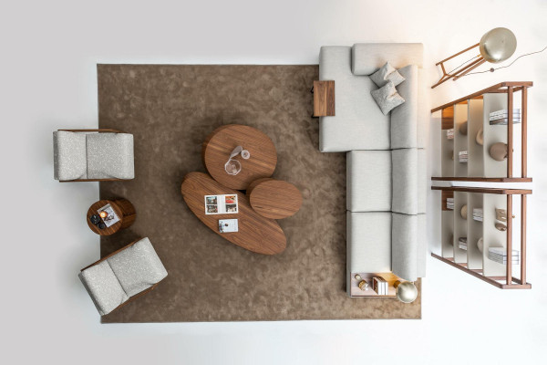 Sofa Couch Podkładka Meble Żywy krajobraz Grey Zestaw narożny Soft Couches