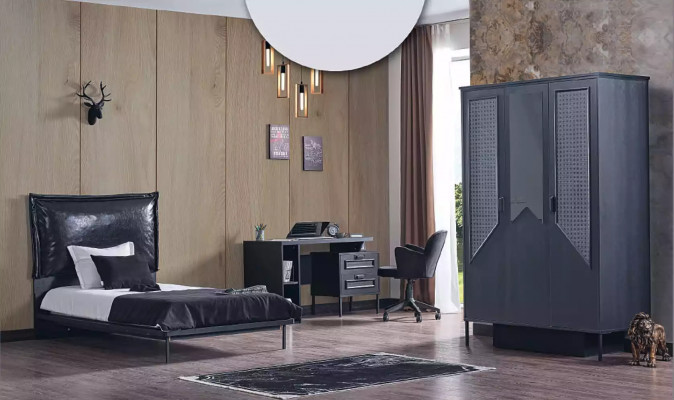 Designerskie łóżko składane łóżko młodzieżowe meble metalowe o wymiarach 120x200cm