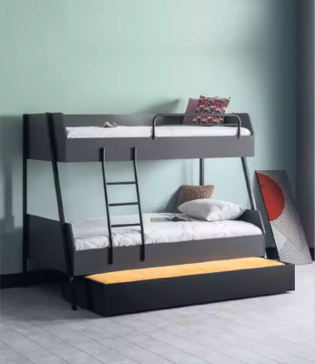 Łóżko młodzieżowe składane Kids Design Nowoczesne łóżko żłobek z drewna