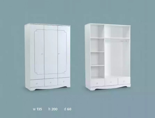 Kompletny pokój Sypialnia Meble Biurko Łóżko Szafa 3szt.