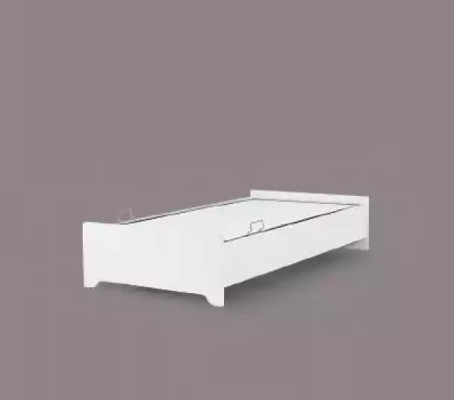 Designerskie łóżko łóżko składane do pokoju młodzieżowego Łóżko Meble Tapicerowane 100x200cm