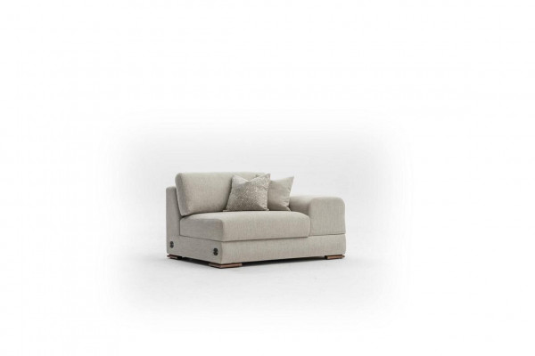 Narożnikowa kanapa Kształt U Meble Żywy krajobraz Design Szara Sofa Tapicerowana Zestaw narożny