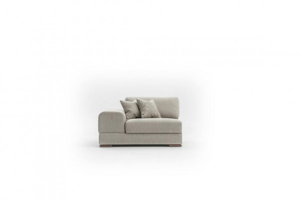 Narożnikowa kanapa Kształt U Meble Żywy krajobraz Design Szara Sofa Tapicerowana Zestaw narożny