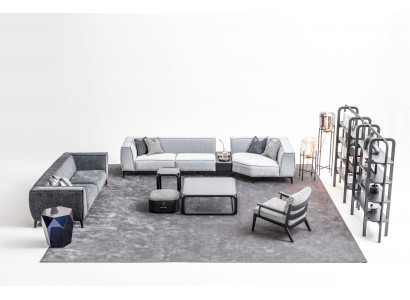 Zestaw sofowy xxl Couch Texil Big Sofa 5+3+1 miejsce do siedzenia Podkładka Materiał Kanapy