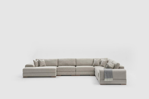Narożnikowa kanapa Kształt U Salon Sofa Sofa Design Nowoczesne Meble 150x425x320