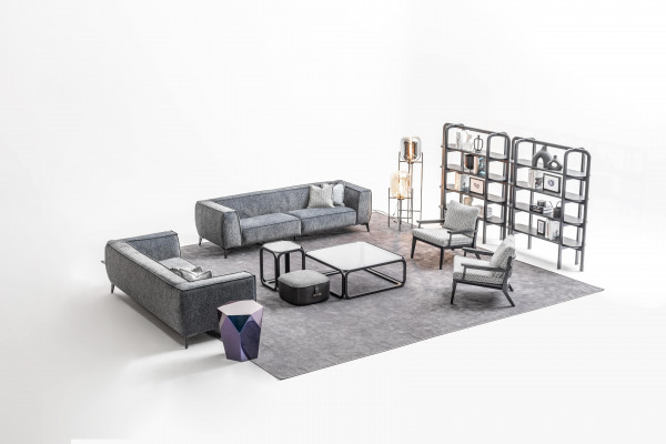 Zestaw sofowy 431 miejsce do siedzenia Sofy Fotel Luxus Ustawić xxl Materiał Sofa Meble