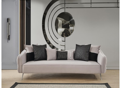 Sofa trzyosobowa Chesterfield 3 miejsce do siedzenia Sofy Design Modern Material Biały