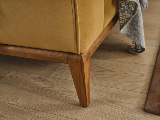 Sofa Trzyosobowa 3 miejsce do siedzenia Sofy Materiał Żółty Salon Luksusowy Nowoczesny Siedziba