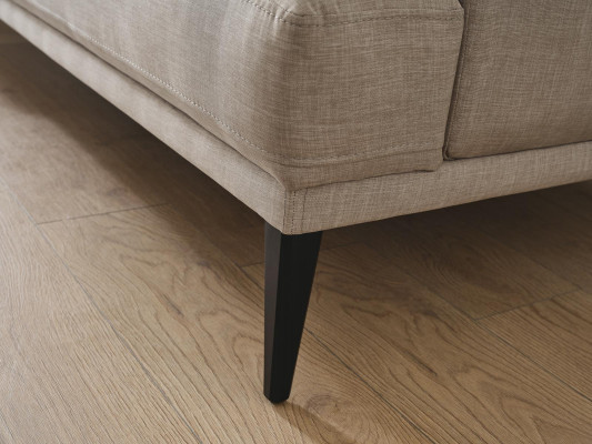 Zestaw sofowy Sofa 3 miejsce do siedzenia Fotel Materiał Beżowy Nowoczesny zestaw poliestrowy