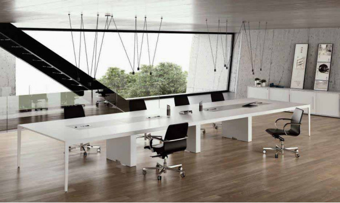 Meble biurowe stół konferencyjny Stół konferencyjny biuro tabela wyposażenie biura spotkanie