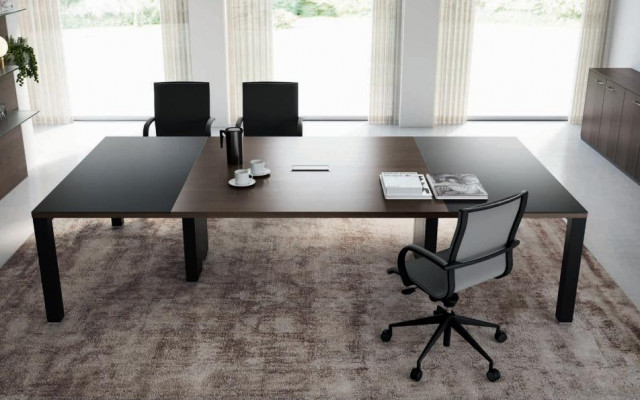 stoły Tabela Office Design Drewno Meeting Meble Stół konferencyjny Meble biurowe Frezza