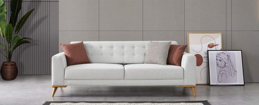 Luksusowa Sofa 3 - miejsce do siedzenia Design Meble Stylowa trzyosobowa kanapa do salonu
