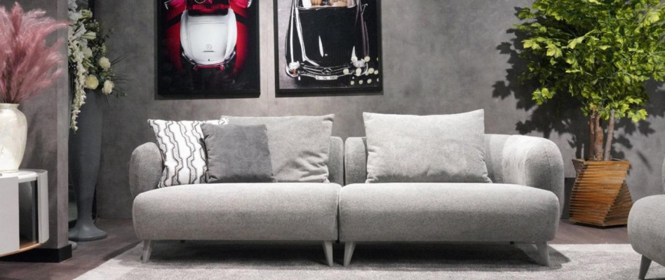 Designerski zestaw do salonu, 2 sztuki. Sofa trzyosobowa Fotel 3+1 kanapy sofy