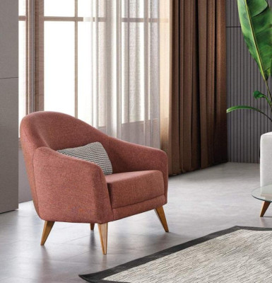 Luksusowy Fotel Stylowe Meble Salon Lounge Club Design Jednoosobowy