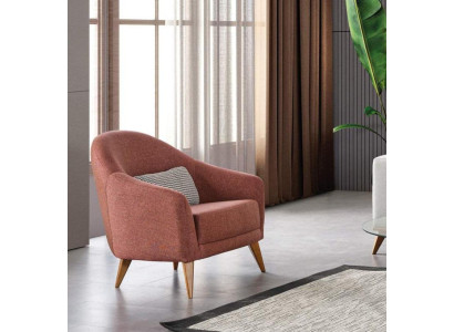 Luksusowy Fotel Stylowe Meble Salon Lounge Club Design Jednoosobowy
