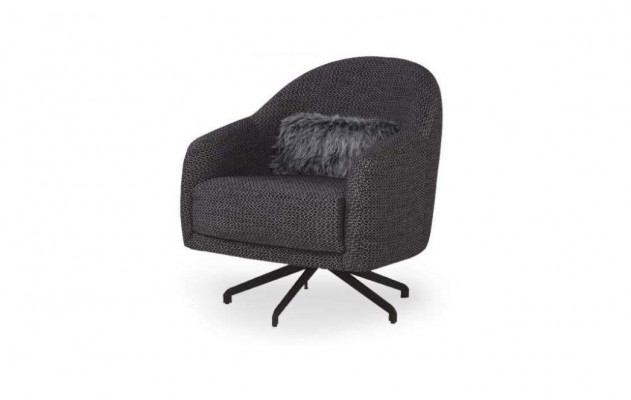 Design Fotel Salon Luksusowe Meble Czarny Stylowy Lounge Club