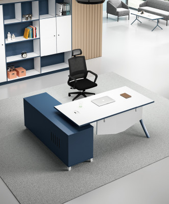 Biurko z Półka Home Office Dekoracja Meble biurowe Meble Biurko