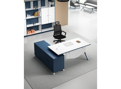 Biurko z Półka Home Office Dekoracja Meble biurowe Meble Biurko
