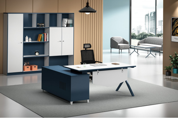 Biurko z Półka Home Office Dekoracja Meble biurowe Meble Biurko