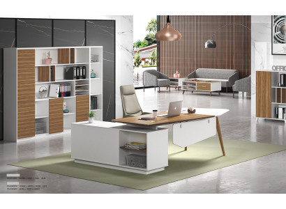 Szafka na artykuł Półka na książki Półki Szafa Deko Luxury Office Meble Szafki