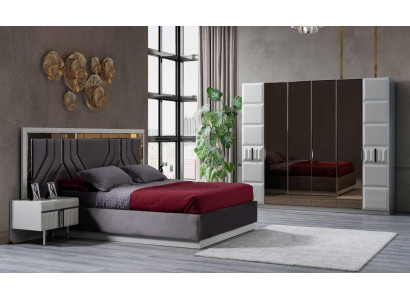 Design Sypialnia Meble Szafa Zestaw Łóżko Kompletne umeblowanie 4 sztuki.