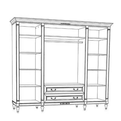 Szafy drewniane Sypialnia Meble Design Sypialnia Meble