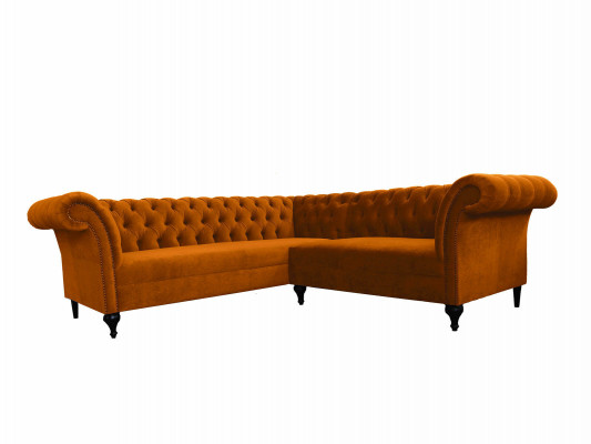 Chesterfield Narożnikowa kanapa narożnik kanapa designerska kanapa kanapa skórzana sofa Aksamit