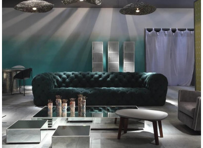 Chesterfield czteroosobowa luksusowa sofa klubowa XXL dla ekskluzywnych
