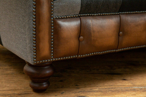 Chesterfield Włókienniczy Sofa 3 miejsce siedzące Sofa Podkładka Sofy Design Luksusowe Sofy Tkaninowe Nowość
