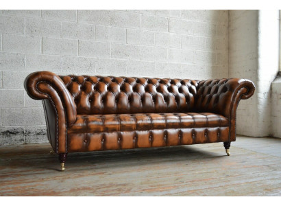 Luksusowa Designerska Sofa Kanapa Podkładka Trzy miejsce do siedzenia Skóra Kanapy Sofy 3er Siedziba Nowe