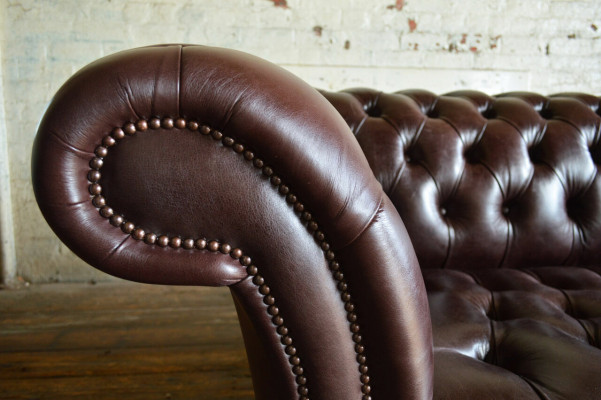 Sofa 4 miejsce do siedzenia Couch design Chesterfield Podkładka Siedziba Ustawić Skóra Włókienniczy Nowość