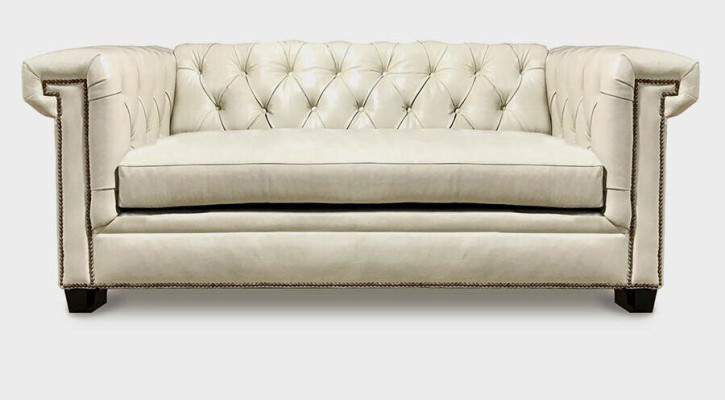 Chesterfield Luxury Sofa Podkładka Siedziba Skóra Ustawić 321 miejsce siedzące Kanapy