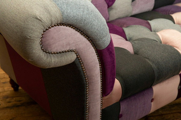 Projekt 3-miejsce siedzące tapicerowana sofa kanapa Włókienniczy klubowa sofa luksusowe siedzenia