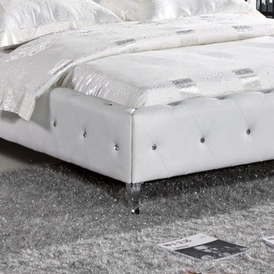Chesterfield Designer Łóżko Sypialnia Skóra Włókienniczy Podkładka 140/160/180/200 cm