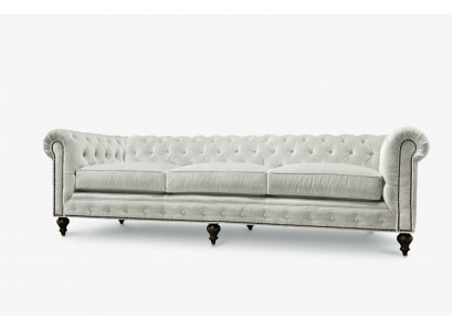 Sofa Luksusowa Włókienniczy Chesterfield Couch Sofy Podkładka 3 miejsce siedzące Sofy Trzyosobowe Nowość