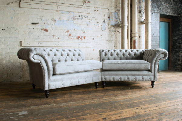 Wysokiej jakości Sofa Chesterfield Podkładka Couch Włókienniczy Sofa tanie sofy z mikrofibry Nowe