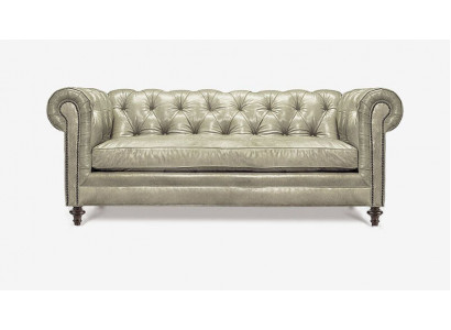 Chesterfield Luxury Sofa Couch Podkładka Siedziba Skóra Ustawić 321 miejsce siedzące Kanapy Nowe