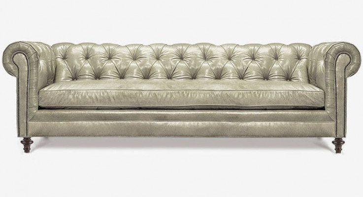 Chesterfield Luxury Sofa Couch Podkładka Siedziba Skóra Ustawić 321 miejsce siedzące Kanapy Nowe