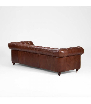 Zestaw sofowy 3+1+1 osobowa klasyczna luksusowa sofa Chesterfield Skóra