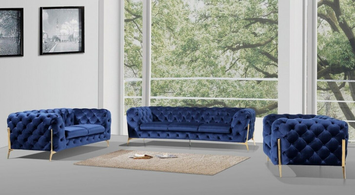Zestaw Chesterfield 2x Fotel Zestaw wypoczynkowy Chesterfield 1+1 Siedziba Podkładka Fotel