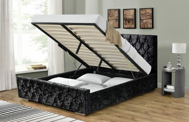 Chesterfield Łóżko Design Sypialnia Angielskie łóżka tekstylne