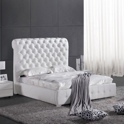 Chesterfield Wykonanie na wymiar Kolor Do wyboru Łóżko Double Bed Purple Brown Beige