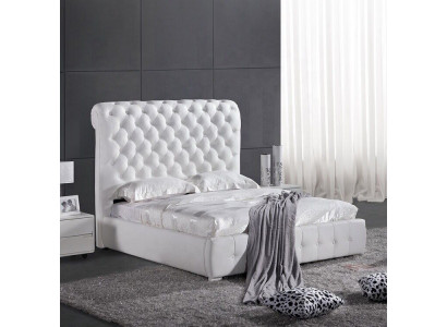 Chesterfield Wykonanie na wymiar Kolor Do wyboru Łóżko Double Bed Purple Brown Beige