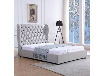 Łóżko Chesterfield Łóżko tapicerowane Luxury Sypialnia Design łóżka Włókiennicze Skóra Nowe