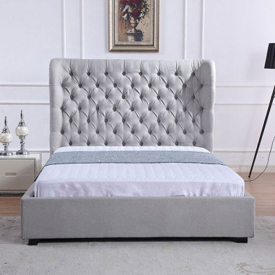 Łóżko Chesterfield Łóżko tapicerowane Luxury Sypialnia Design łóżka Włókiennicze Skóra Nowe