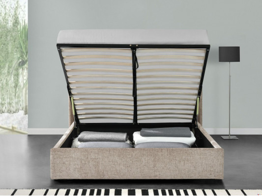 Chesterfield Łóżko Design Sypialnia Łóżko angielskie 180x200cm Włókienniczy