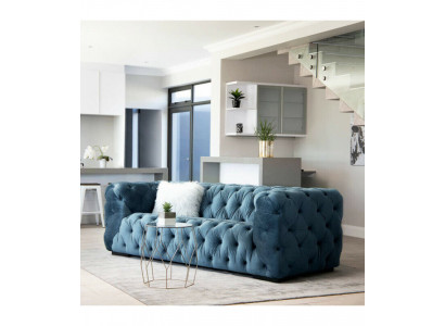 Chesterfield 3 miejsce siedzące Nowoczesna luksusowa designerska kanapa salonowa trzyosobowa
