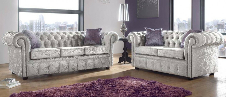 Zestaw sofowy Chesterfield 3+2 osobowa klasyczna barokowa sofa rokokowa Włókienniczy Skóra