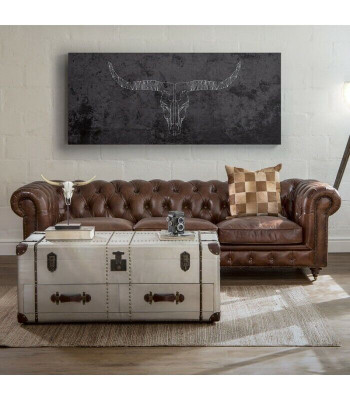 Angielska Kanapa Chesterfield Skóra Sofa Sofy Sofy Trzyosobowe Brązowe Rolki