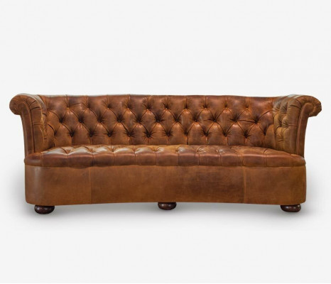 Chesterfield Skóra Podkładka Design Sofa Luxury Couch Classic Sofa 3 miejsce do siedzenia Nowość